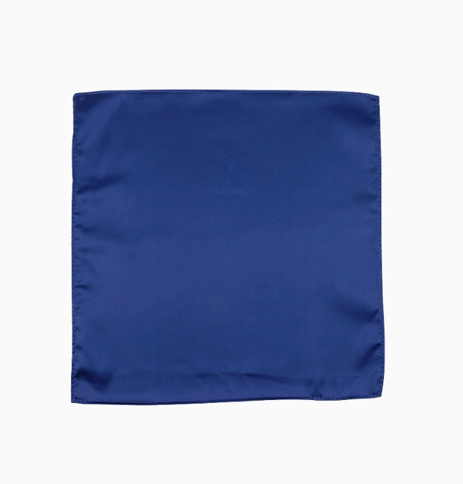 Pochette de Costume Bleu Nuit en Polyester