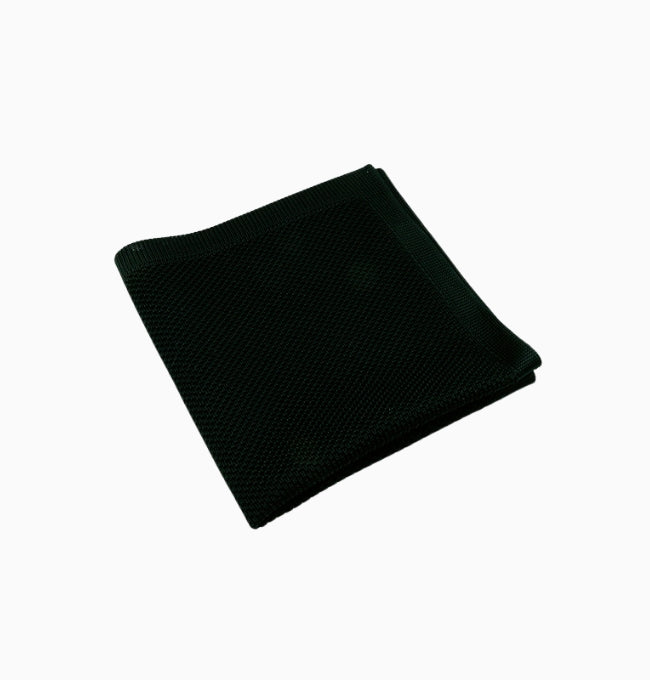 Pochette de Costume Noir en Tricot