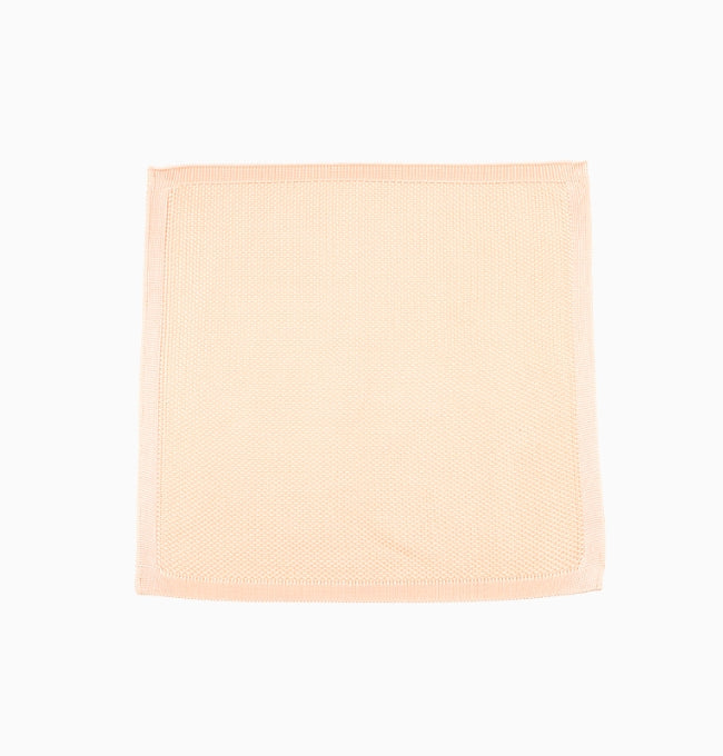 Pochette de Costume Rose Poudré en Tricot