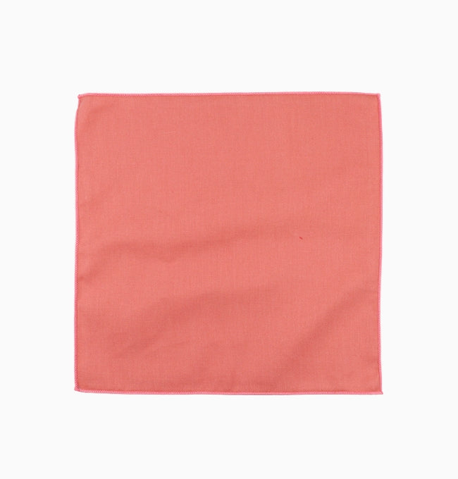 Pochette de Costume Terracotta en Coton Côtelé