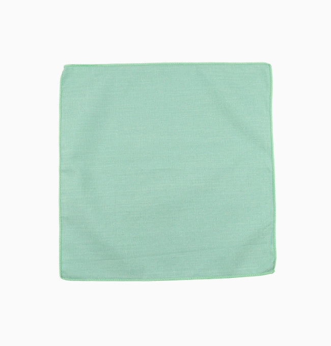 Pochette de Costume Vert Sauge en Coton