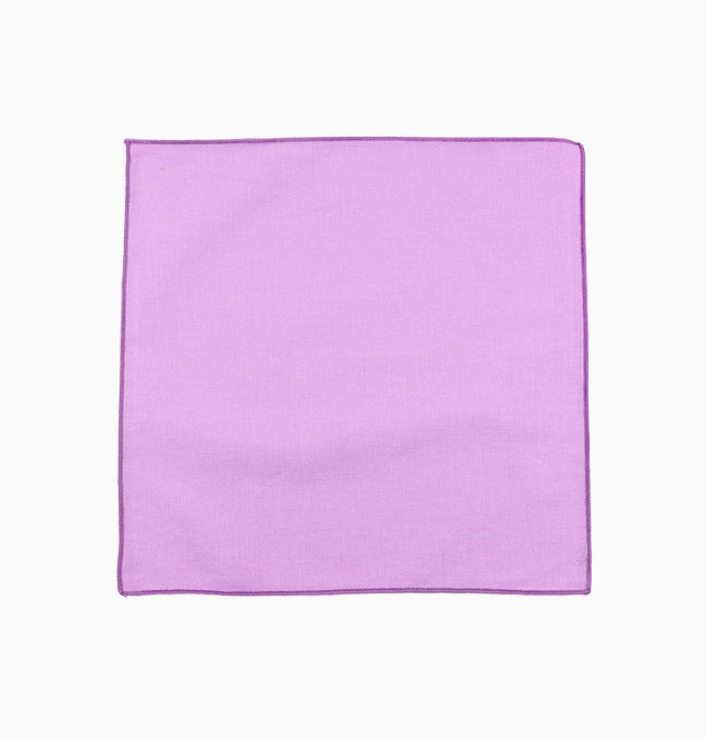 Pochette de Costume Violet en Coton