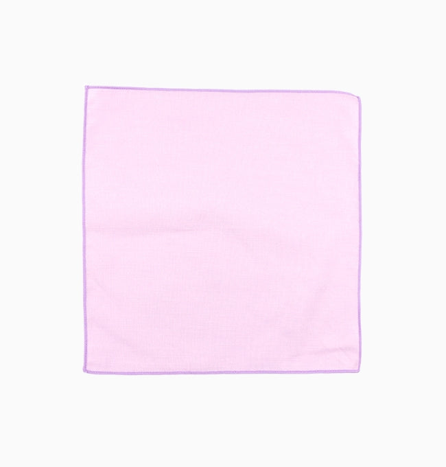 Pochette de Costume Violet Lavande en Coton