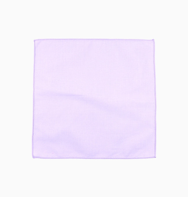 Pochette de Costume Violet Prune en Coton