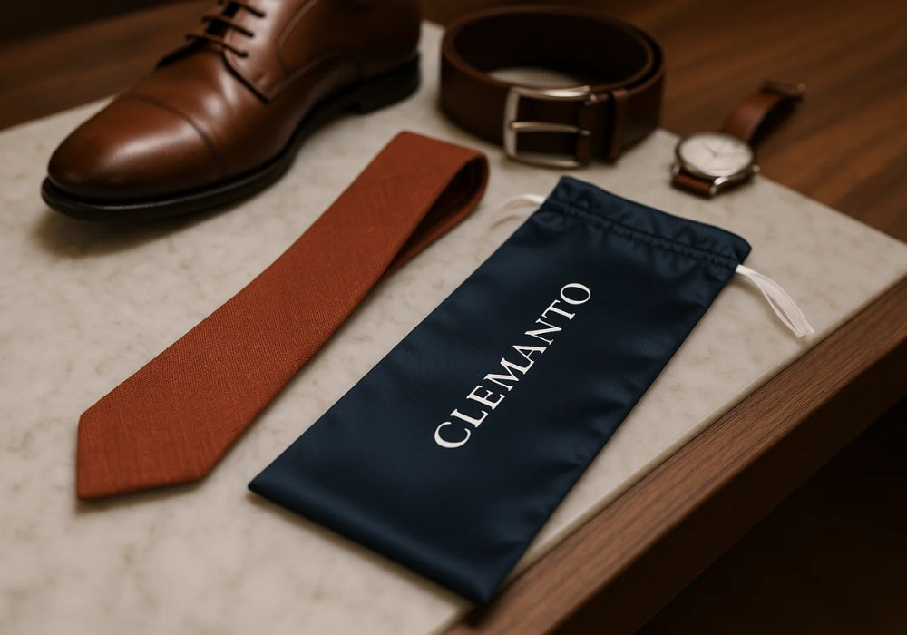 Pochette de rangement cravate clemanto
