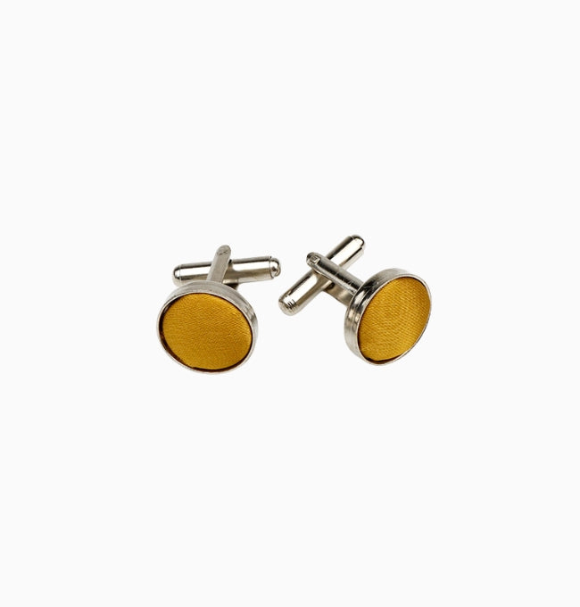 Boutons de Manchette Doré en Polyester