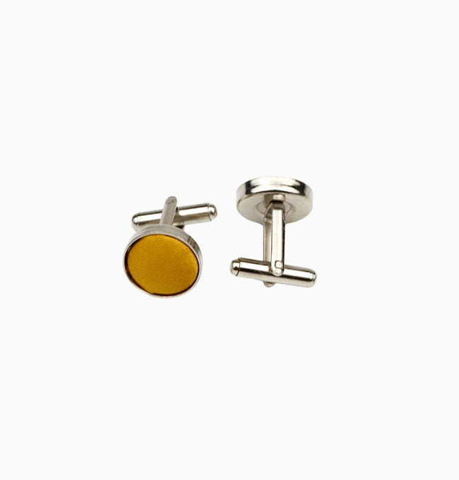 Boutons de Manchette Doré en Polyester