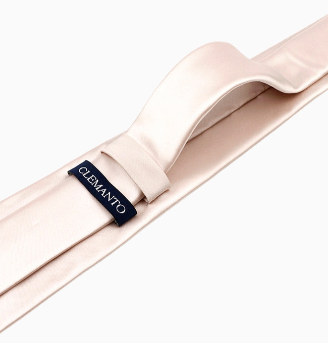 Cravate Beige Homme en Polyester