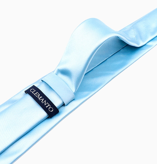 Cravate Bleu Ardoise Homme en Polyester