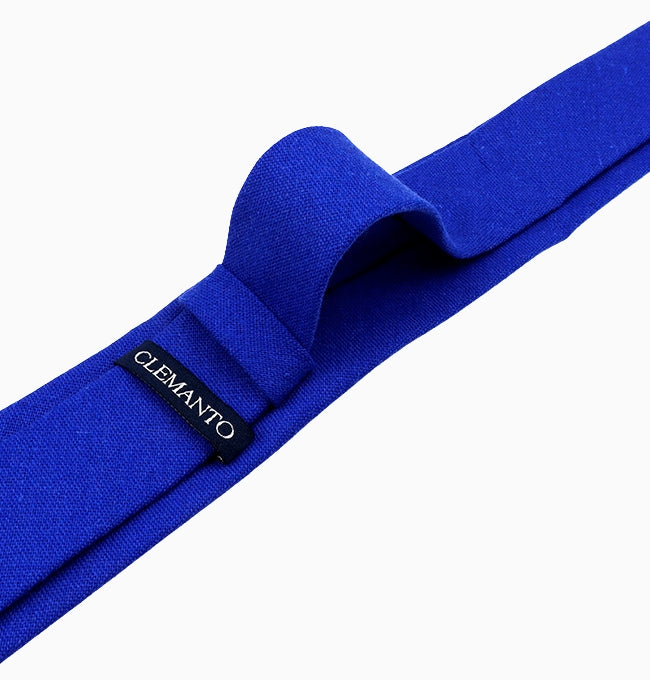 Cravate Bleu Céleste Homme en Lin