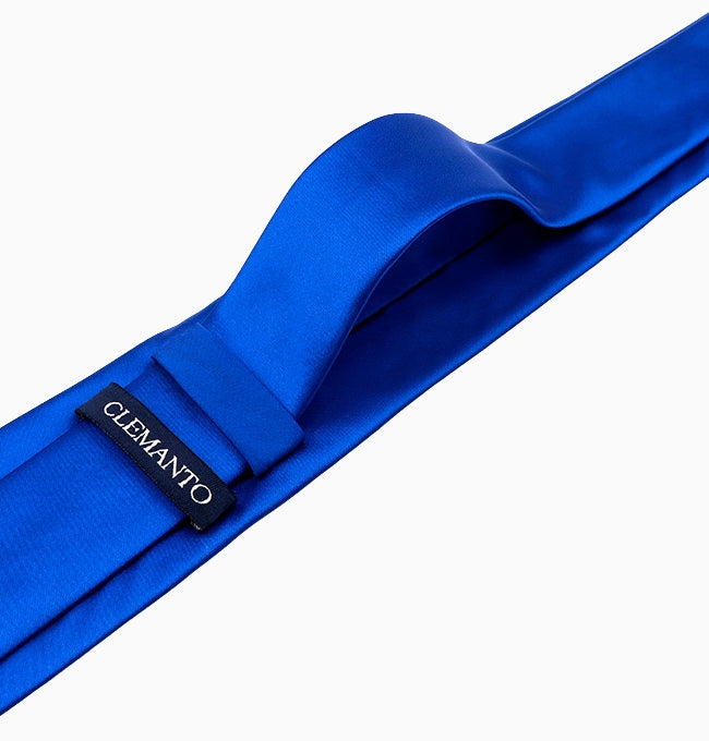 Cravate Bleu Homme en Polyester