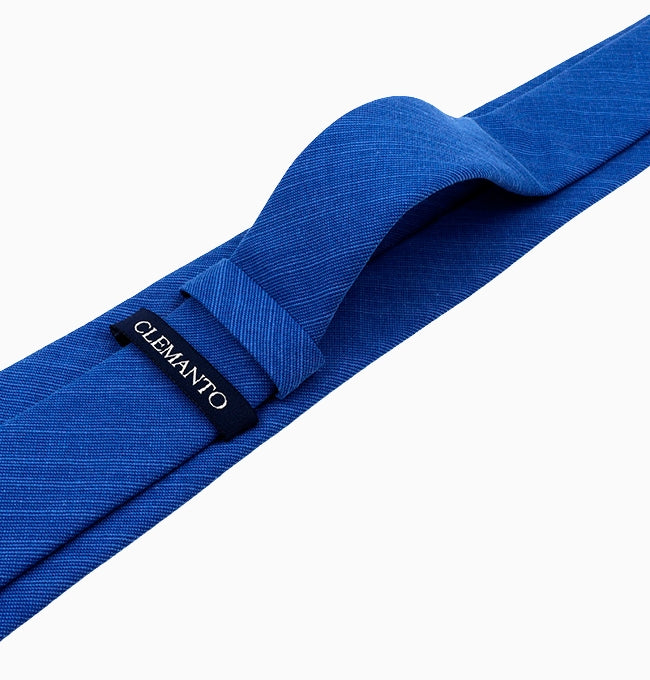 Cravate Bleu Marine Homme en Coton