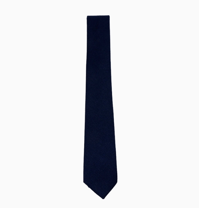 Cravate Bleu Roi Homme en Lin