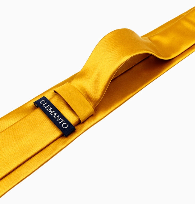 Cravate Doré Homme en Polyester
