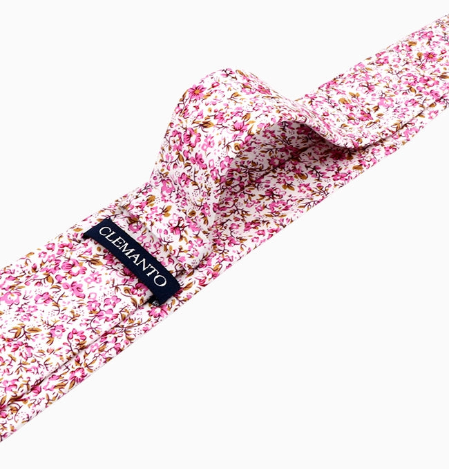Cravate Liberty Rose Magnolia Homme en Coton