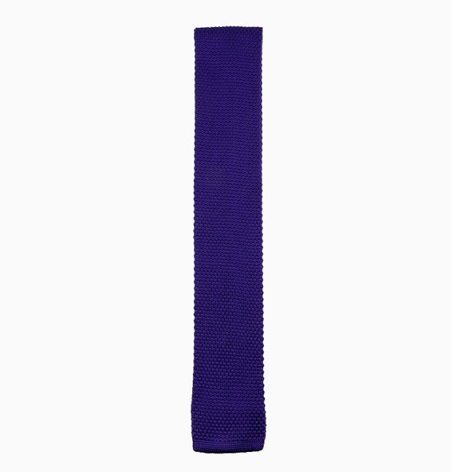 Cravate Violet Homme en Tricot