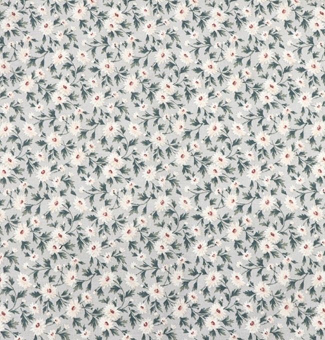 Motif Liberty Gris Armoise en Coton
