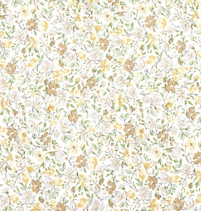 Motif Liberty Vert Eucalyptus en Coton