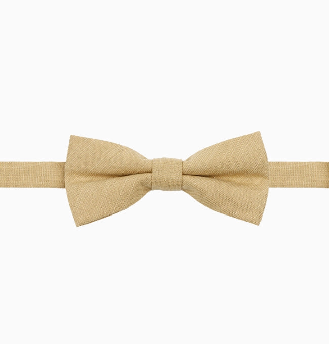 Noeud Papillon Beige Taupe Enfant en Coton