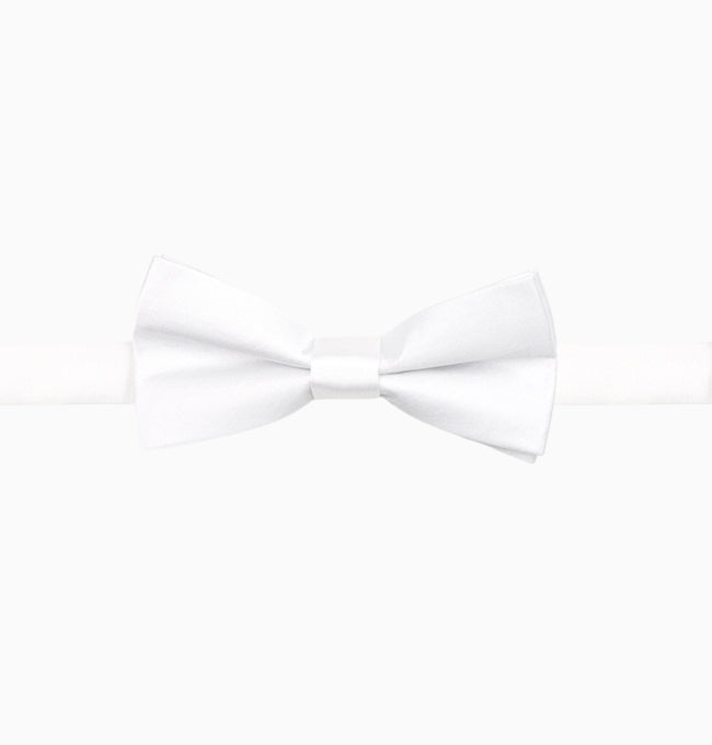 Noeud Papillon Blanc Enfant en Polyester