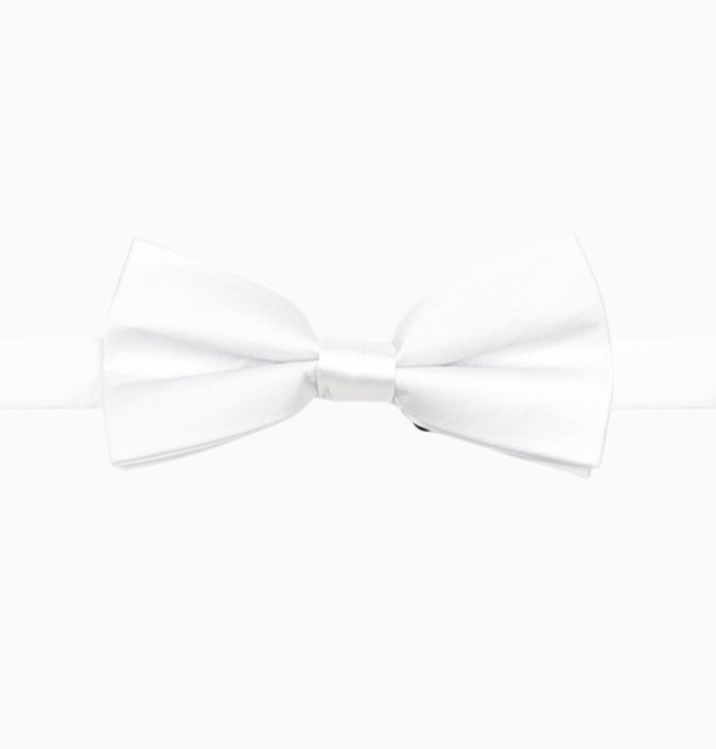 Noeud Papillon Blanc Homme en Polyester