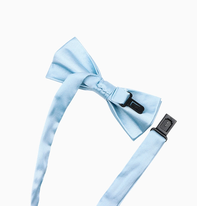 Noeud Papillon Bleu Ardoise Enfant en Polyester