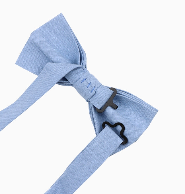 Noeud Papillon Bleu Ardoise Homme en Coton