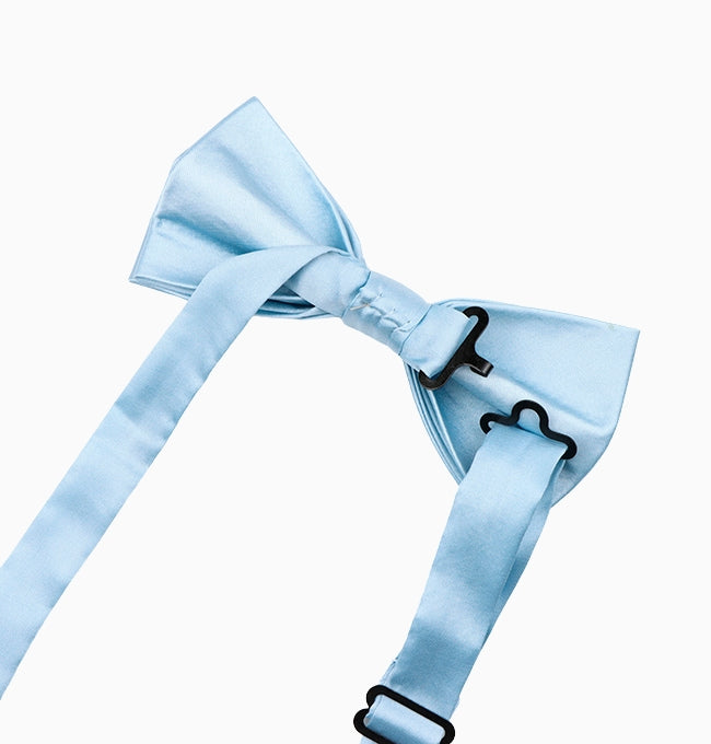 Noeud Papillon Bleu Ardoise Homme en Polyester