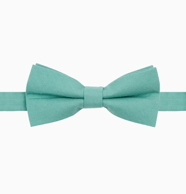 Noeud Papillon Bleu Azur Homme en Coton Côtelé