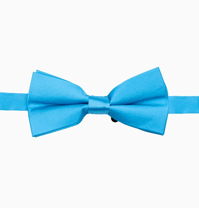 Noeud Papillon Bleu Azur Homme en Polyester