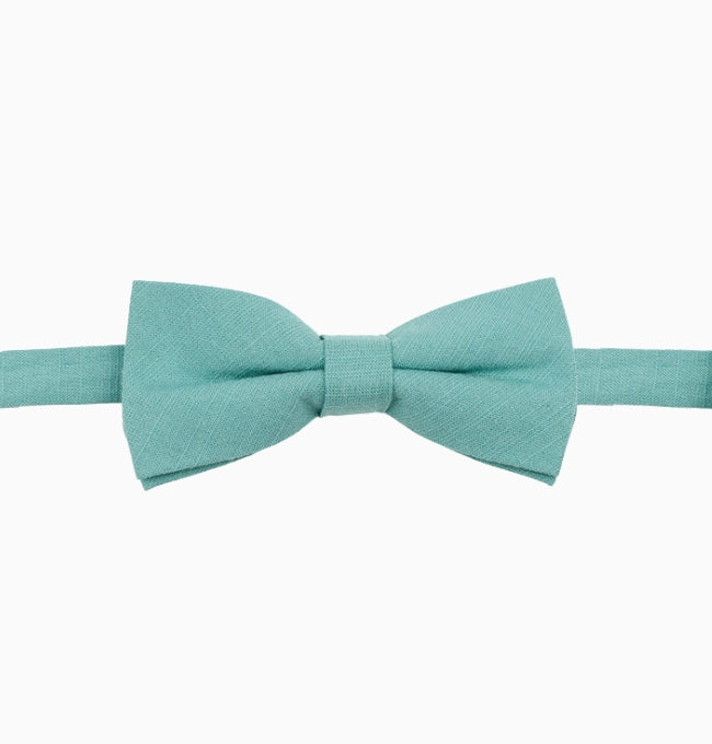 Noeud Papillon Bleu Canard Enfant en Coton