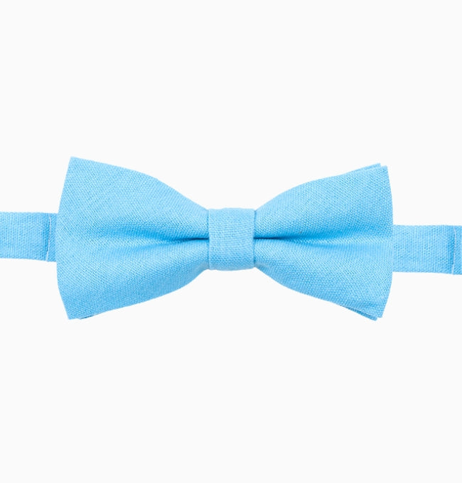 Noeud Papillon Bleu Ciel Homme en Lin