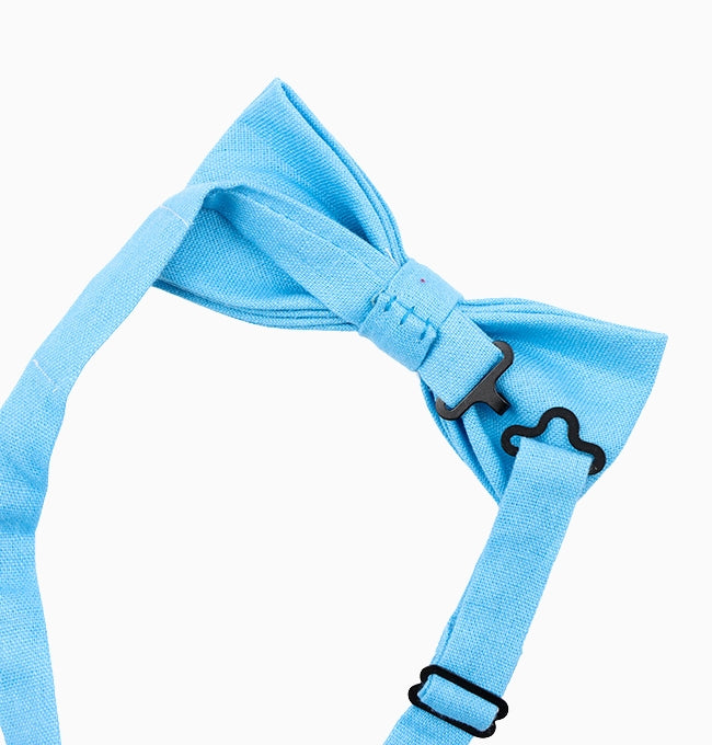 Noeud Papillon Bleu Ciel Homme en Lin