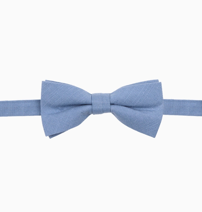 Noeud Papillon Bleu Enfant en Coton