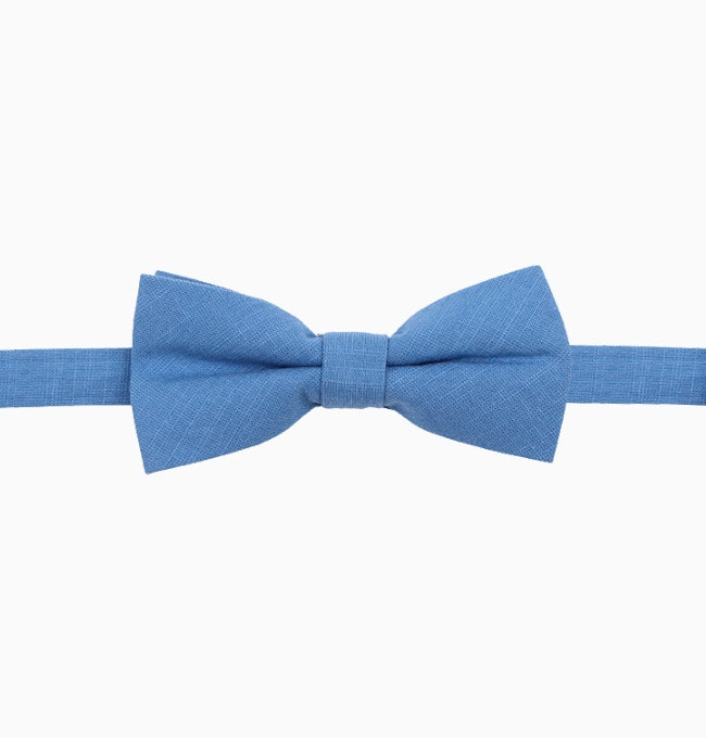 Noeud Papillon Bleu Indigo Enfant en Coton