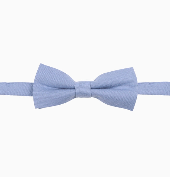 Noeud Papillon Bleu Pétrole Enfant en Coton Côtelé
