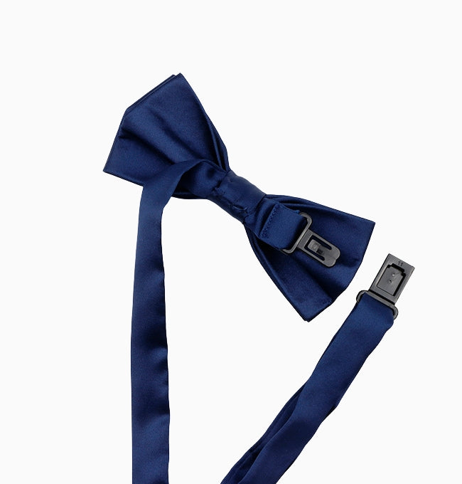 Noeud Papillon Bleu Profond Enfant en Polyester