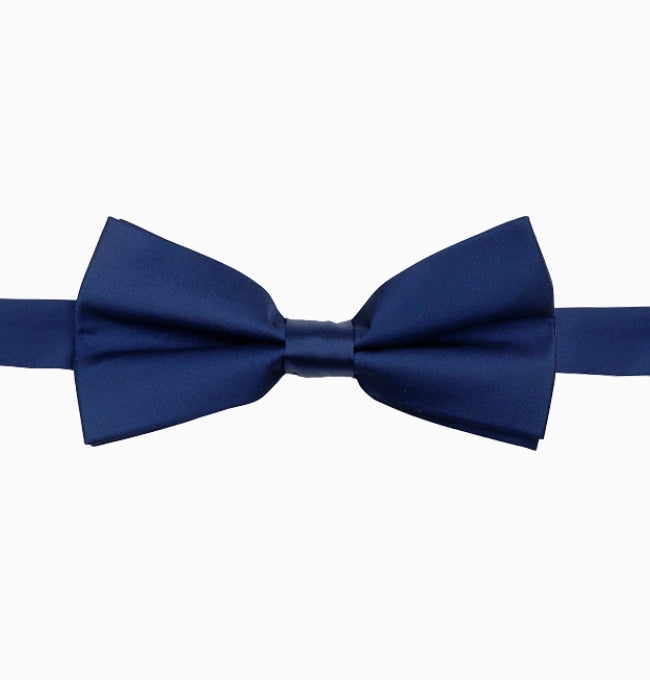 Noeud Papillon Bleu Profond Homme en Polyester