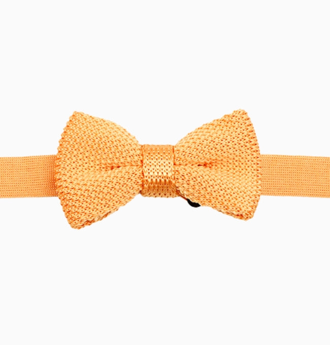 Noeud Papillon Doré Enfant en Tricot