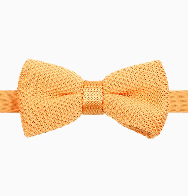 Noeud Papillon Doré Homme en Tricot