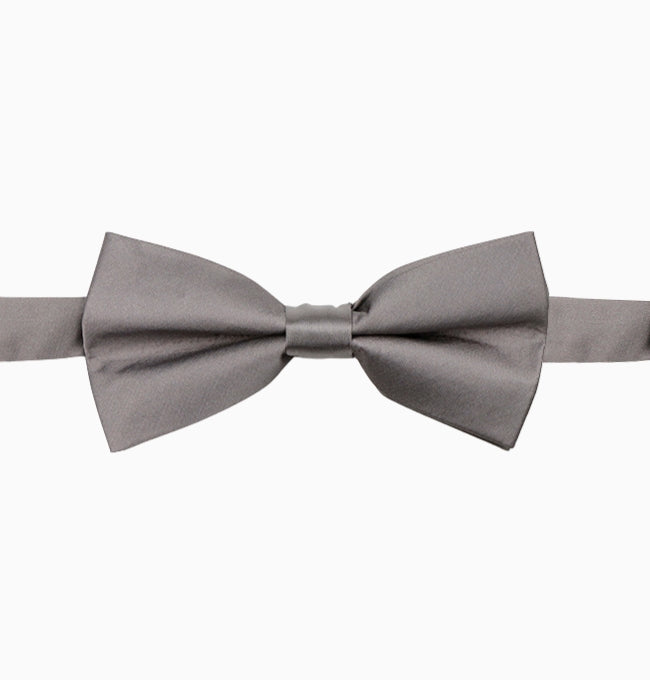 Noeud Papillon Gris Clair Homme en Polyester