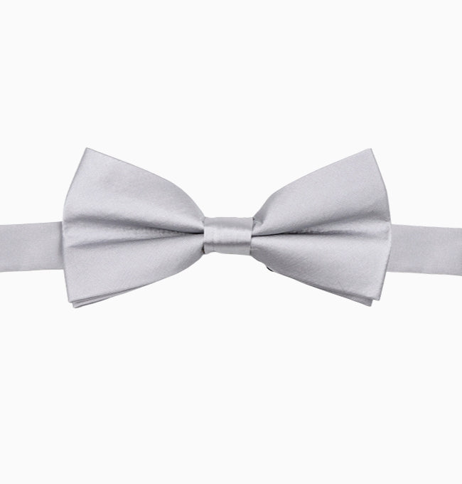 Noeud Papillon Gris Perle Homme en Polyester