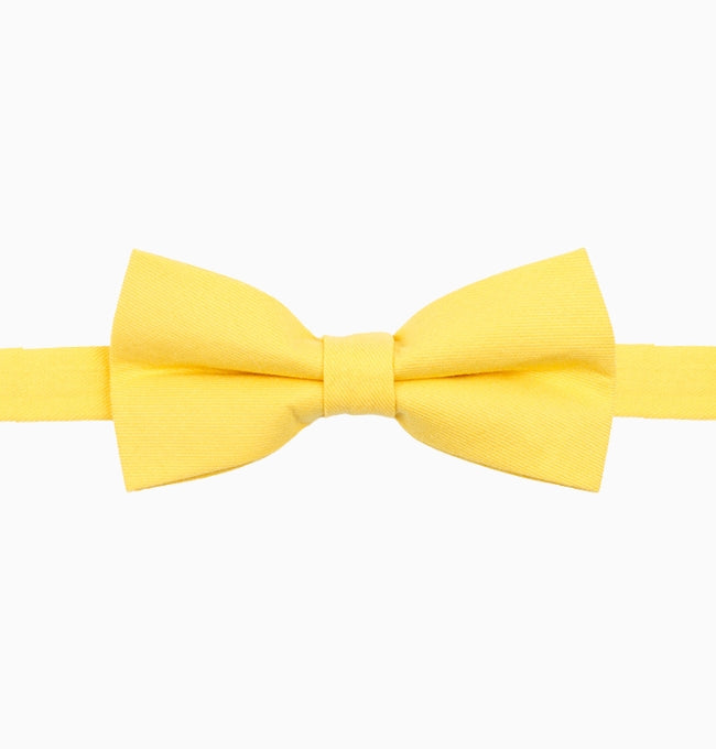 Noeud Papillon Jaune Homme en Coton Côtelé