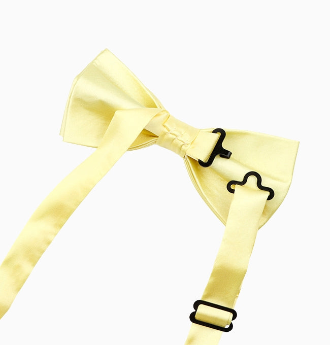 Noeud Papillon Jaune Homme en Polyester