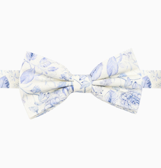 Noeud Papillon Liberty Bleu Iris Homme en Coton