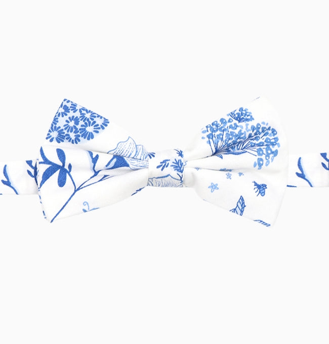 Noeud Papillon Liberty Bleu Pervenche Homme en Coton