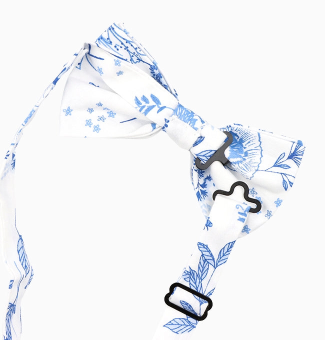 Noeud Papillon Liberty Bleu Pervenche Homme en Coton