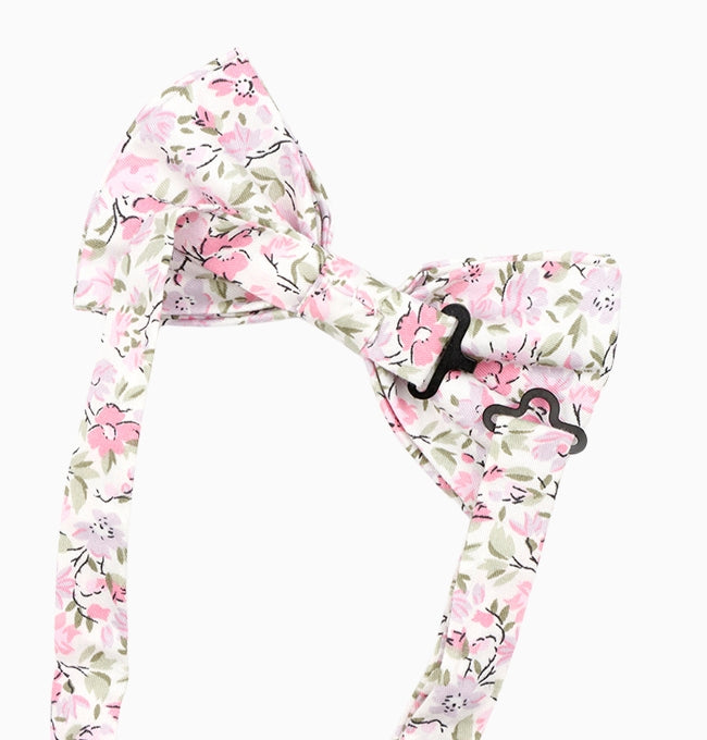 Noeud Papillon Liberty Rose Alstroemeria Homme en Coton
