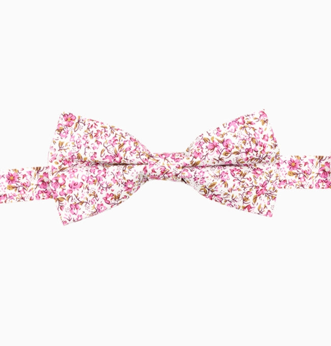 Noeud Papillon Liberty Rose Magnolia Homme en Coton