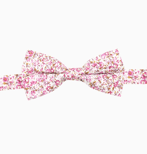 Noeud Papillon Slim Pastel Coton - Accessoire Mariage Et Cérémonie Homme Bicolore